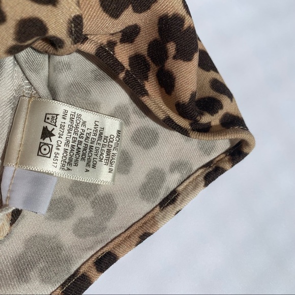 Cloth & Stone --Women’s Small animal print tie- waist top - Picture 10 of 10